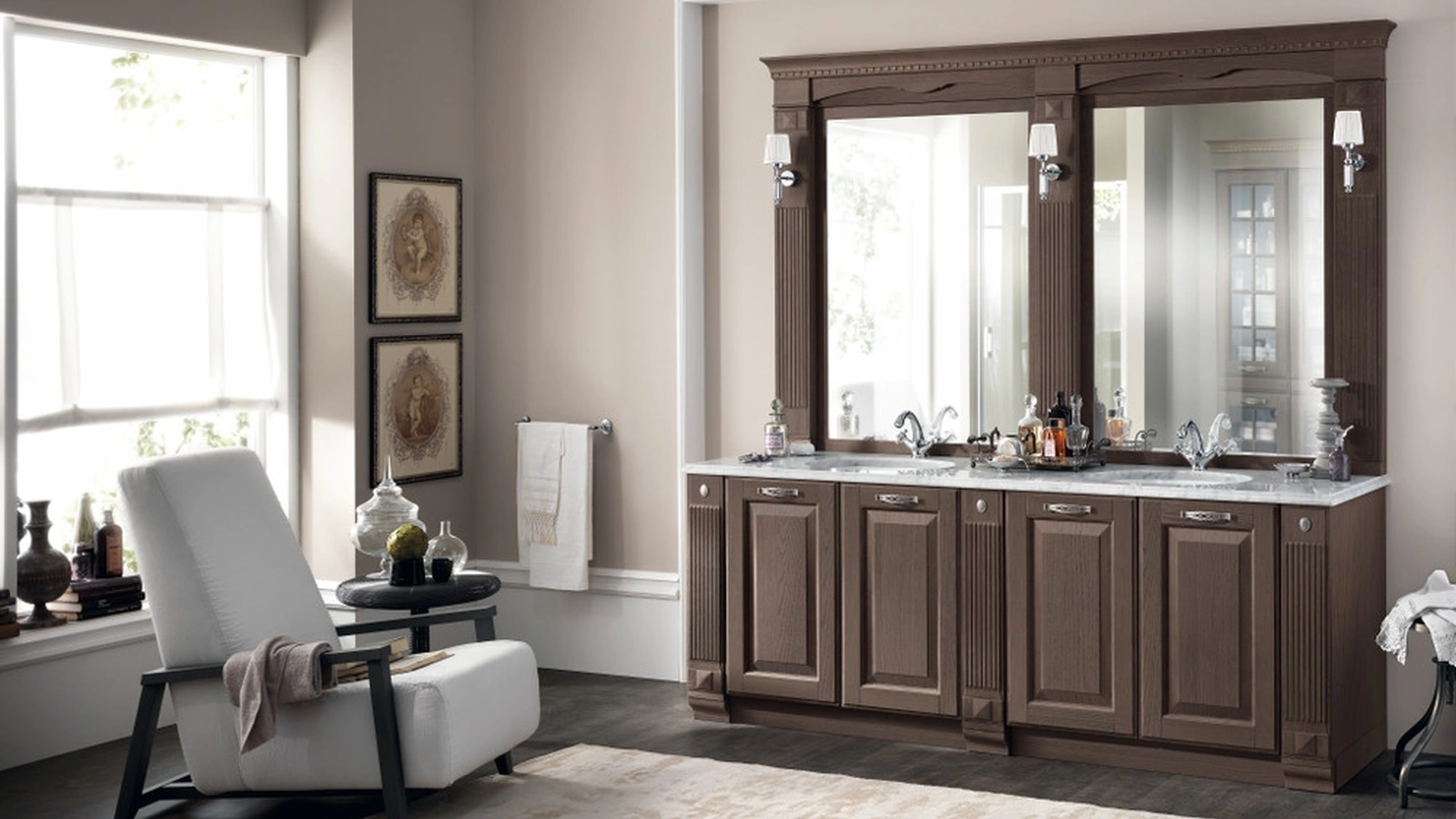Mobile da Bagno Baltimora Frassino Havana di Scavolini Bathrooms