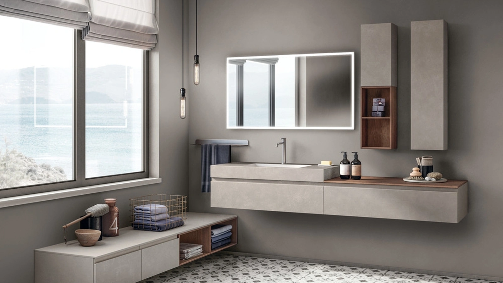 Mobile da Bagno Juno in Decorativo Vertigo di Scavolini Bathrooms