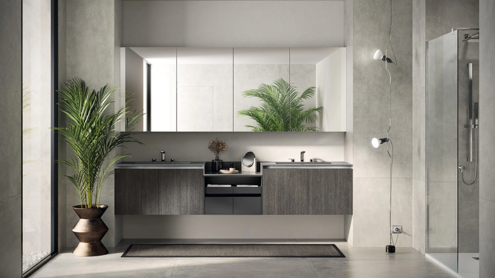 Mobile da Bagno Lido in decorativo Oriental di Scavolini Bathrooms
