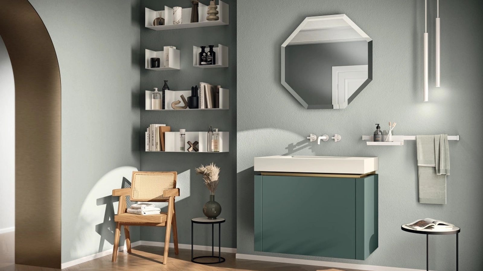 Mobile da Bagno Lido Verde Comodoro di Scavolini Bathrooms
