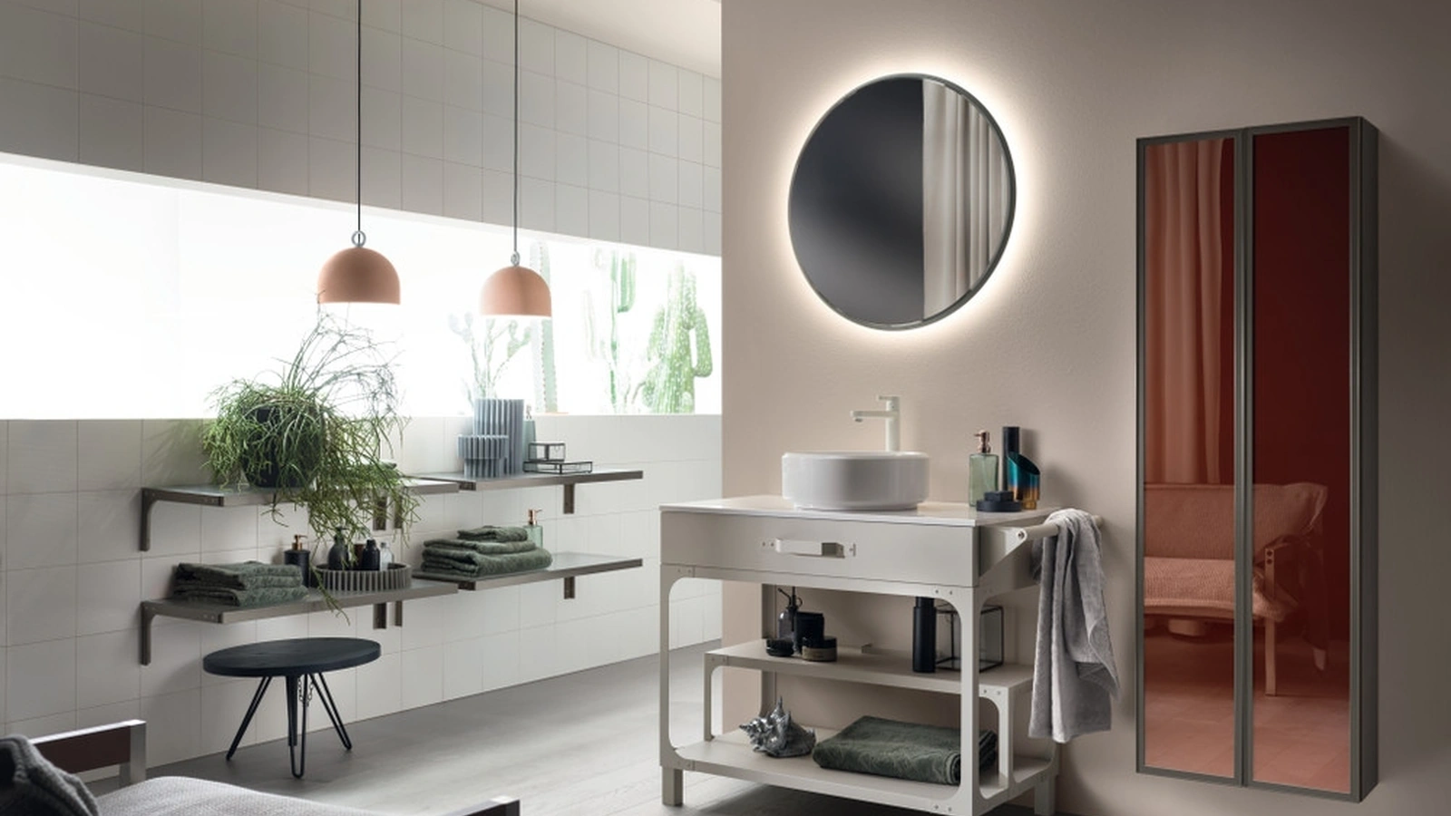 Mobile da Bagno Mistfits Bathroom Soft Industrial Glass di Scavolini Bathrooms