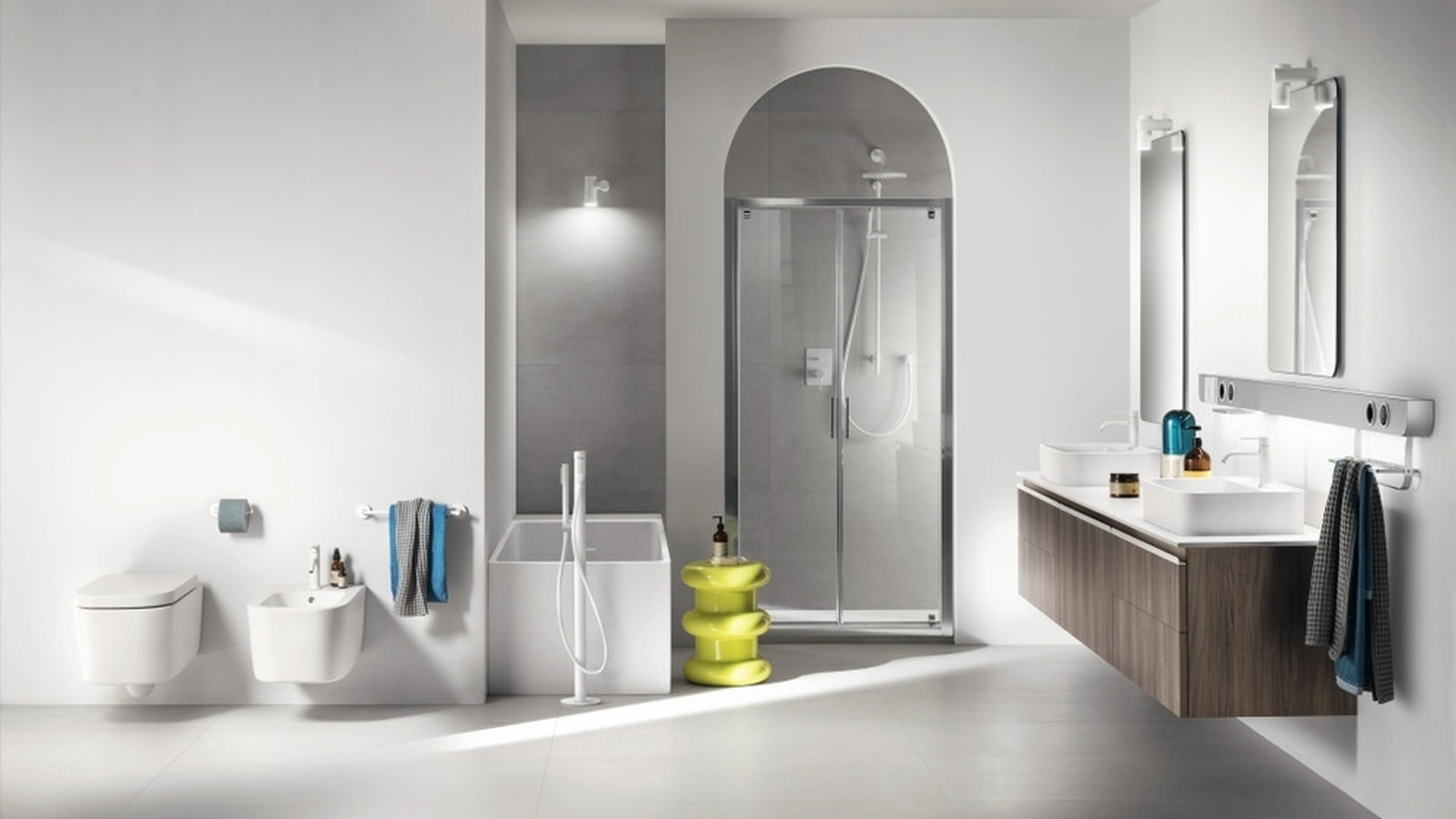 Mobile da Bagno Dandy Plus Decorativo Noce di Scavolini Bathrooms