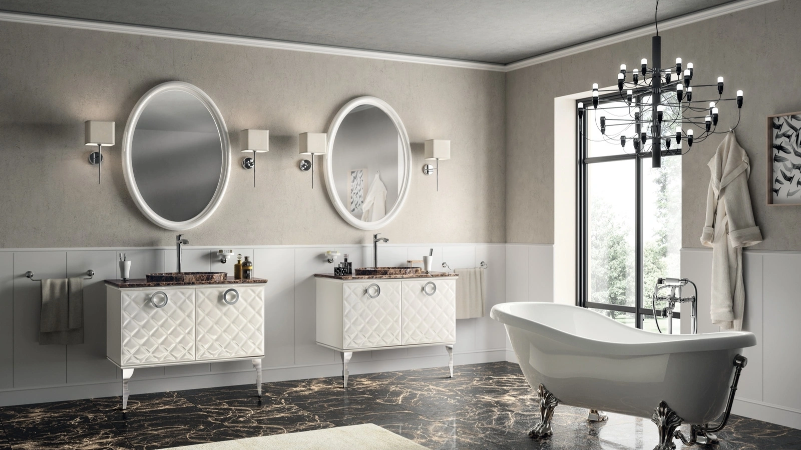 Mobile da Bagno Magnifica Glamour Laccato Lucido di Scavolini Bathrooms