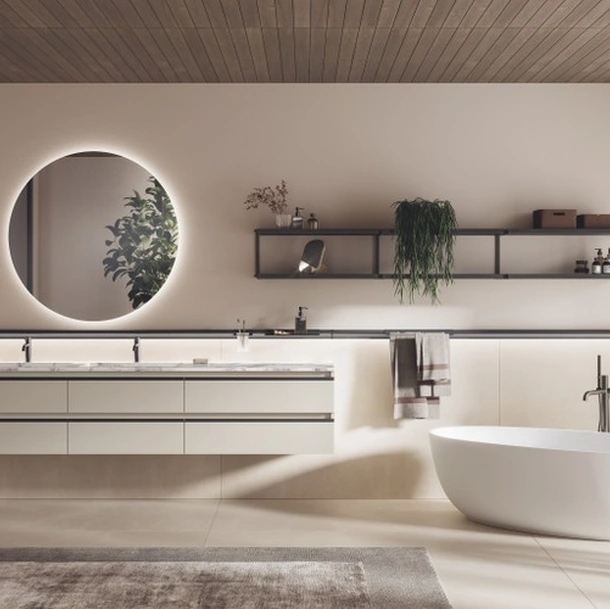 Mobile da Bagno sospeso Stilo Bianco Prestige di Scavolini Bathrooms