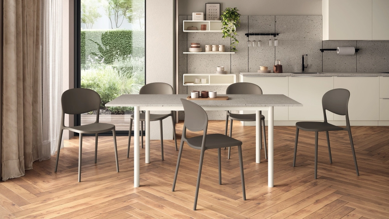 Tavolo allungabile Message di Scavolini